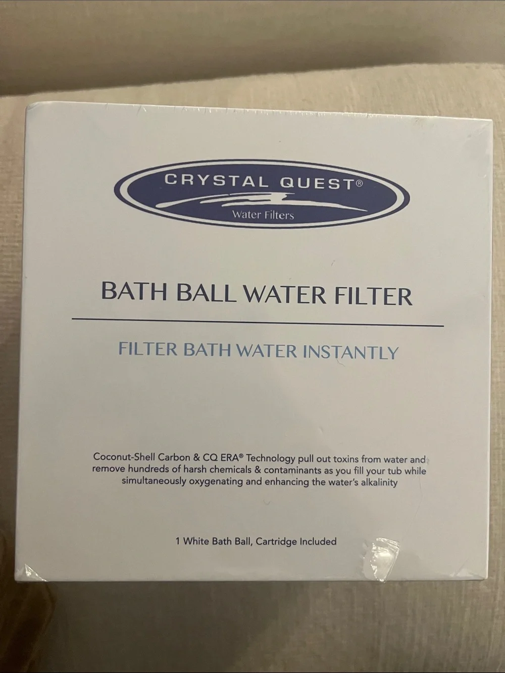 Crystal Quest Bath Ball Water Filter NWT